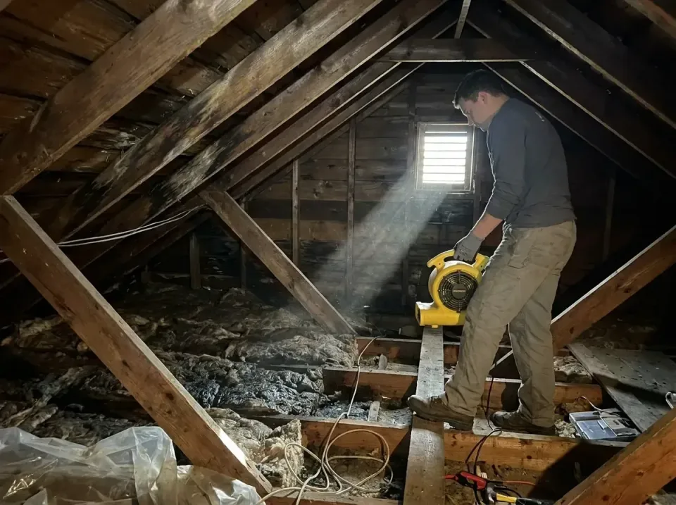 attic-water-damage-drying-proc-007 — frequently asked questions, Emergency Water Extraction & 24/7 Flood Response in Escanab…